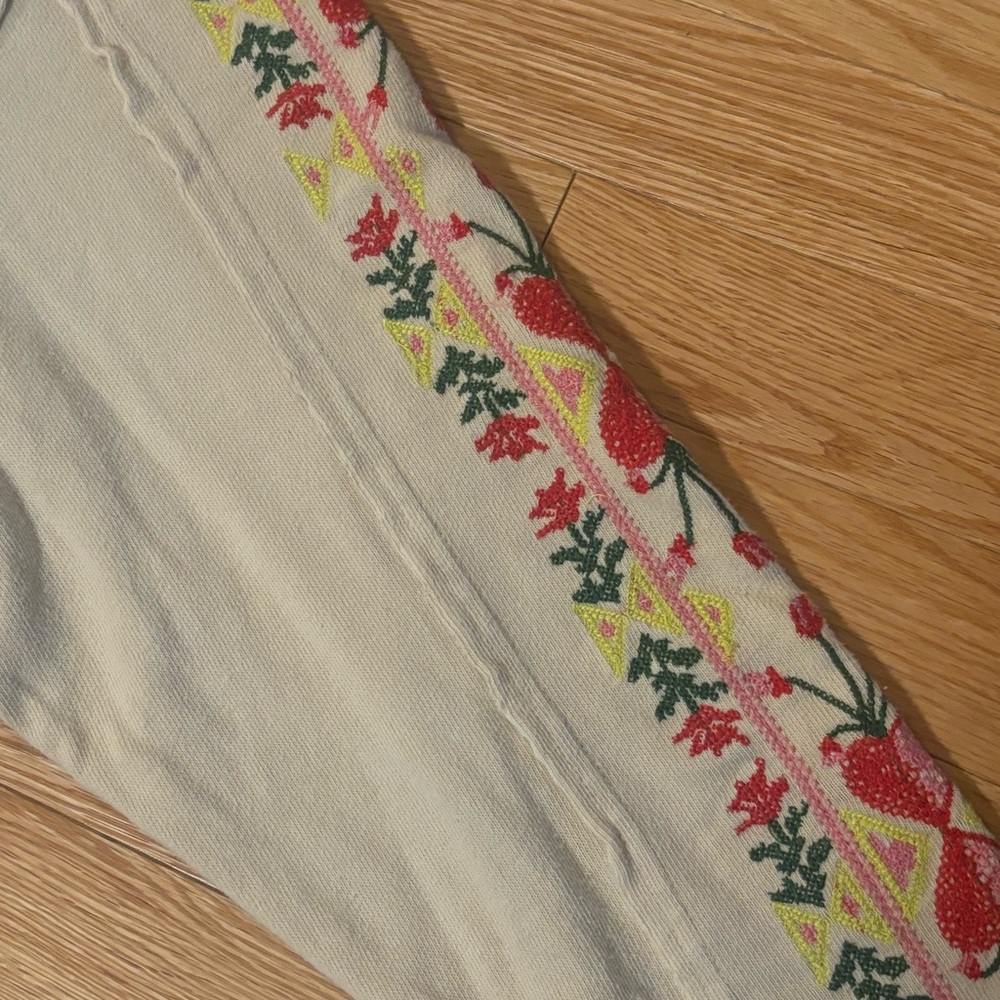 Free People All My Heart Embroidered Tee Size We The Free - Picture 9 of 14